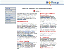 Tablet Screenshot of ipofferings.com